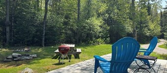 Glamping hut with WiFi in Ripton, biking, hiking, skiing