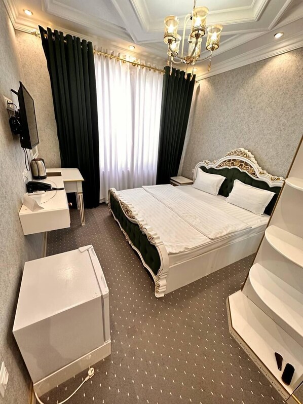 Phòng đôi hoặc 2 giường đơn Deluxe, quang cảnh sân vườn | Phòng cách âm 