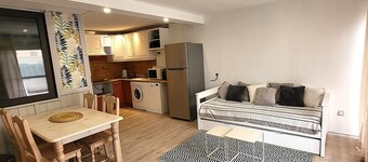 Le 108: Ground floor apartment with large terrace on the seafront