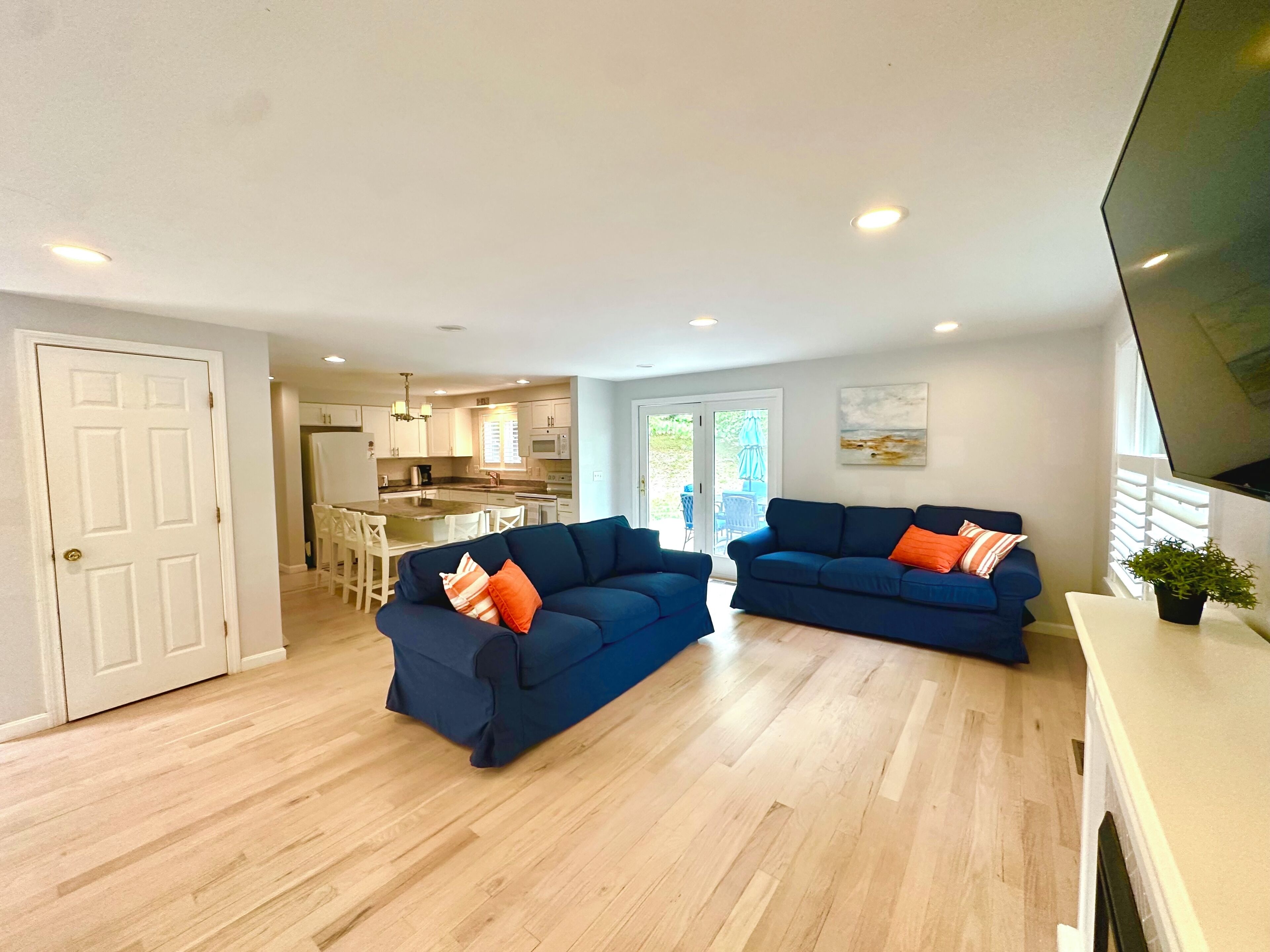 TV connectée, cheminée