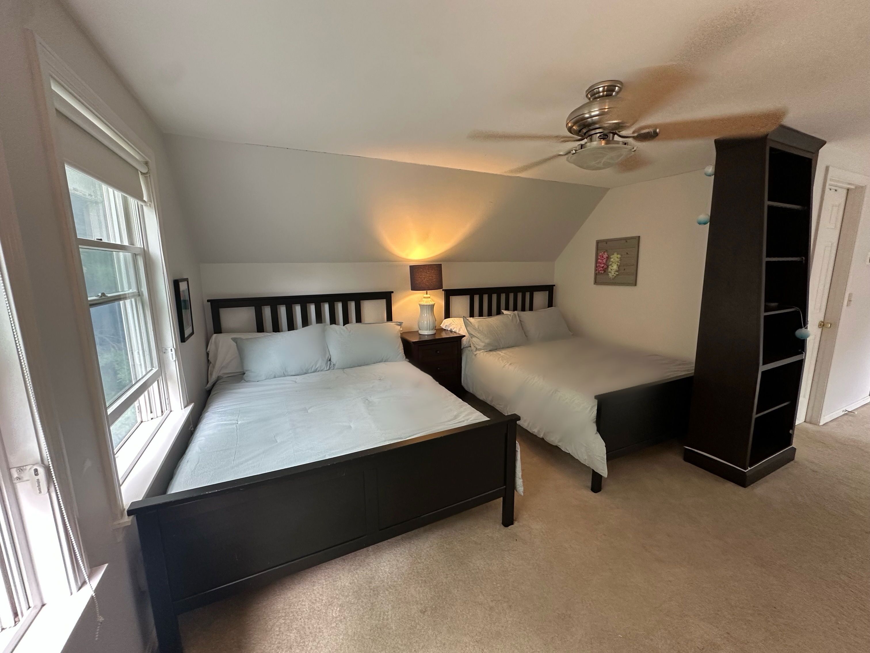 Roomy upstairs retreat—2 queen beds and plenty of space to spread out (view 1)