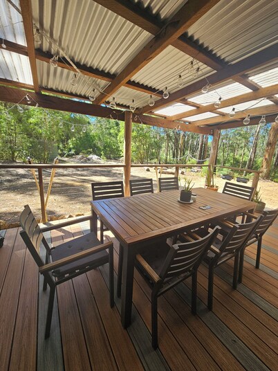 Charming secluded 2-bedroom cabin in brilliant Yeagarup with AC, WiFi