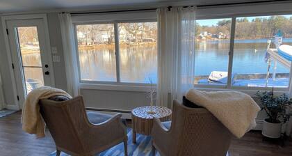 waterfront 2-bedroom with private dock!