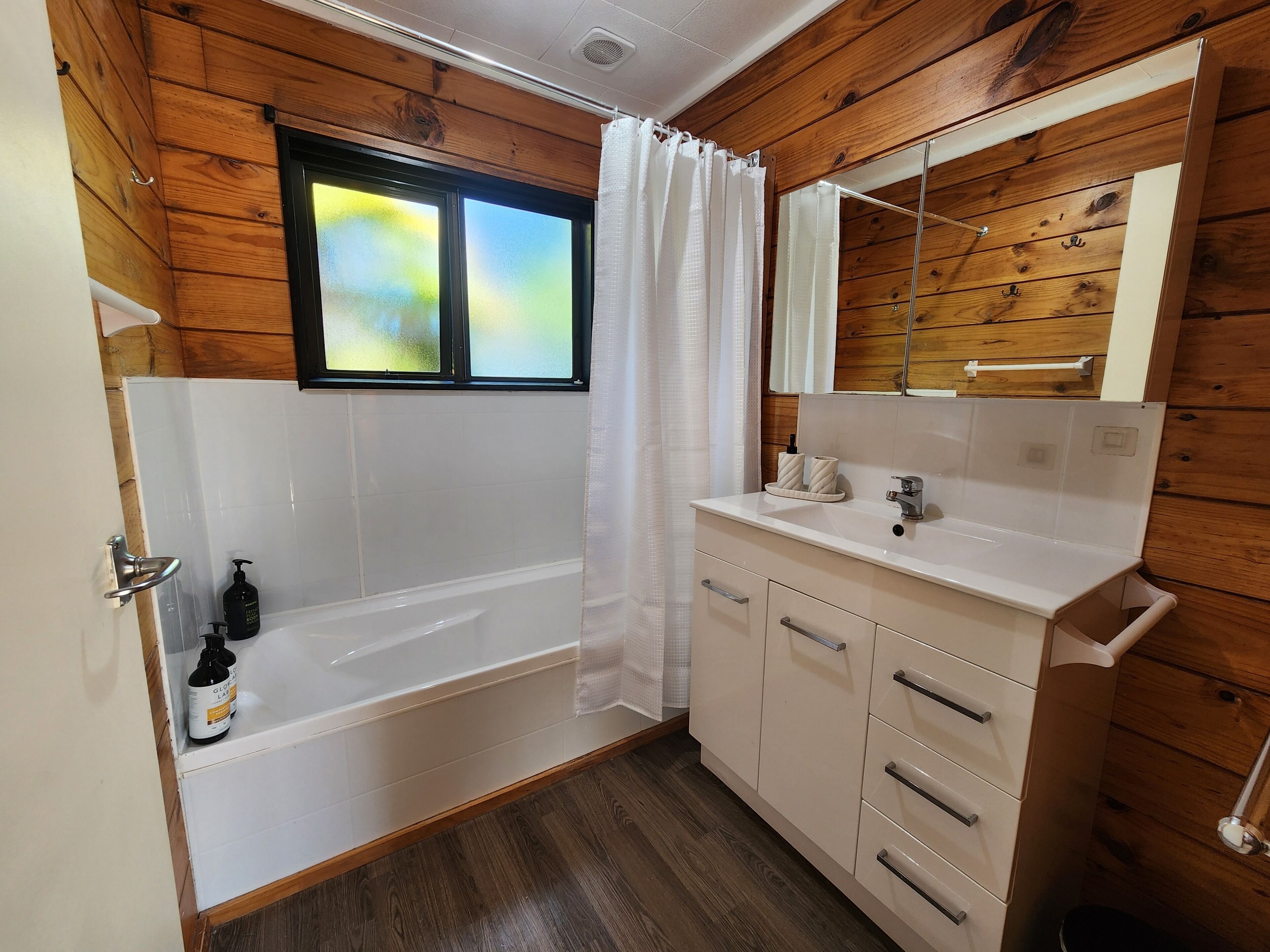 Towels, soap, toilet paper