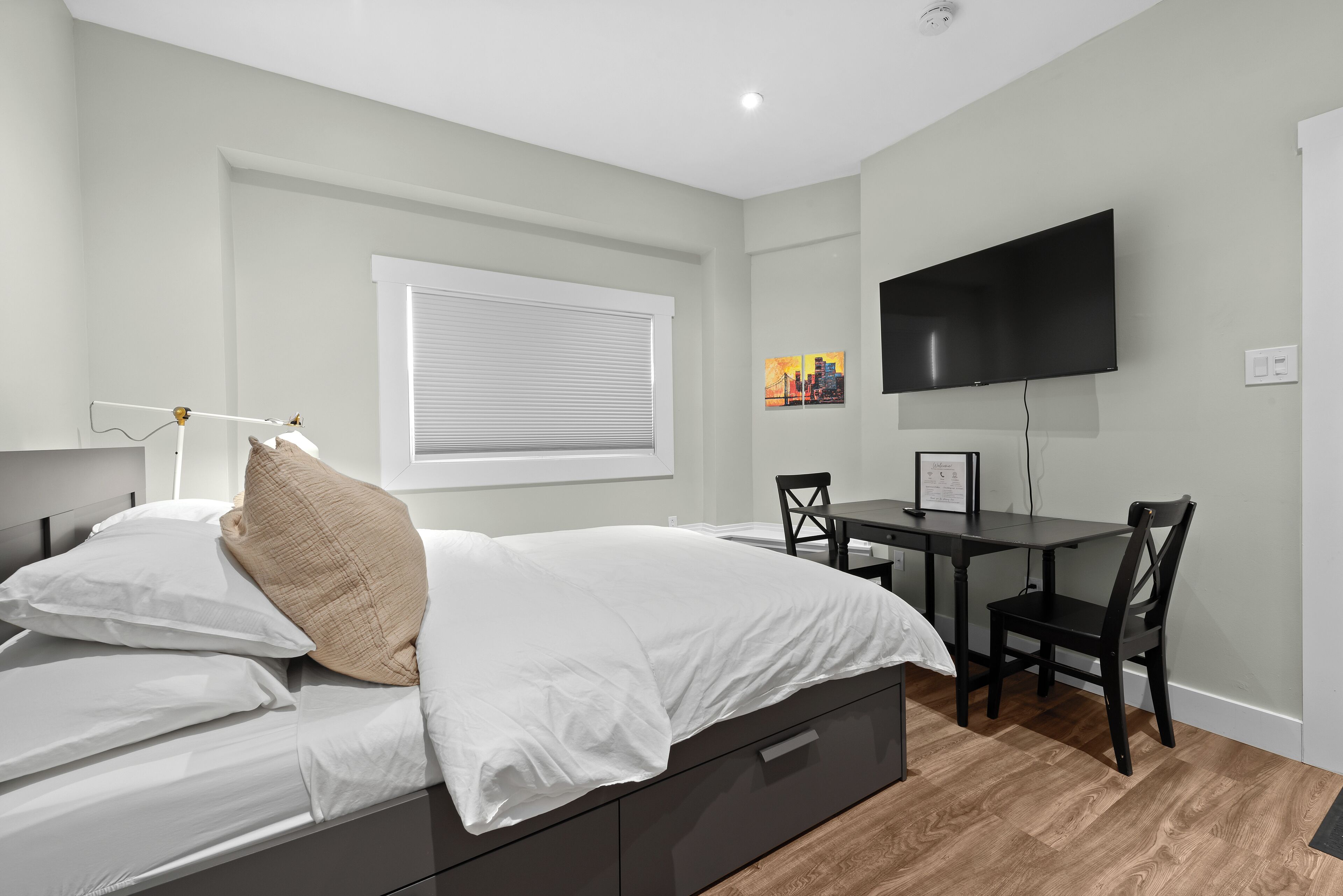 1 bedroom, iron/ironing board, travel crib, free WiFi