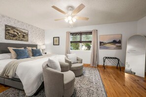 2 dormitorios, tabla de planchar con plancha, wifi y ropa de cama