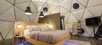 SkyDome Hideaway—The First Luxury Dome in DFW!