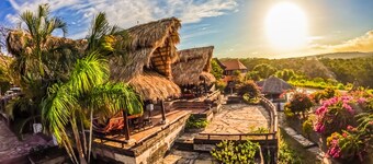 Volcano Viewing from Casa Maya Lodge!