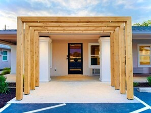 Entrée de l’hébergement