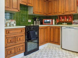 Dishwasher, high chair, cookware/dishes/utensils