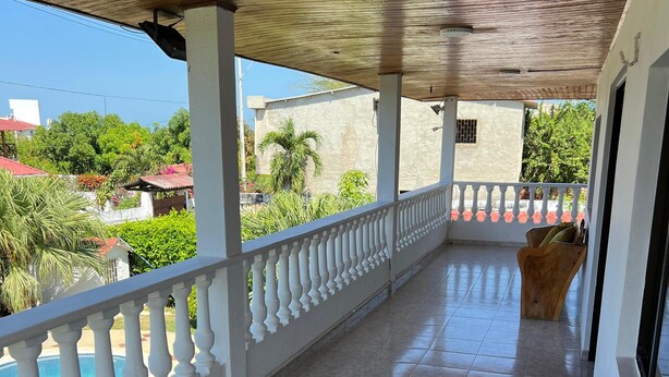 Terrace/patio - House Villa Las Marias (Juan de Acosta)