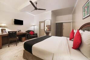 Deluxe Double Room, Courtyard View | Desk, laptop workspace, iron/ironing board, free WiFi - AgraOne - A Boutique Hotel by Dayal Lodge (Agra)