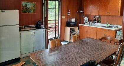 3 bedroom cabin on Crow Lake at Bull Moose Lodge. Pet friendly