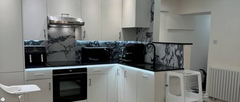 Microwave, oven, dishwasher