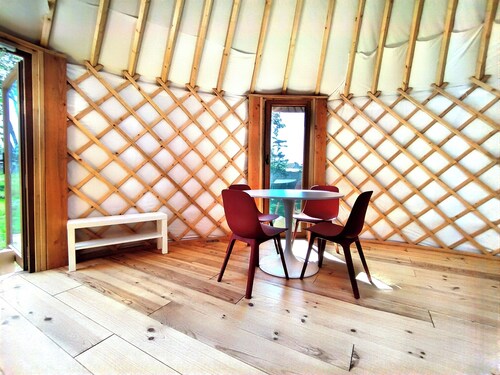 Camellia is a beautiful yurt 10 minutes walk from Pairi Daiza