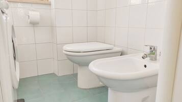 Dusche, Haartrockner, Bidet, HandtĂŒcher