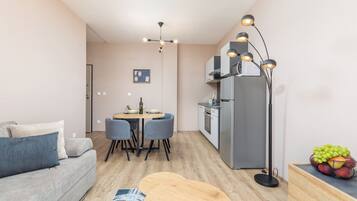 Apartment | Wohnzimmer | Kamin