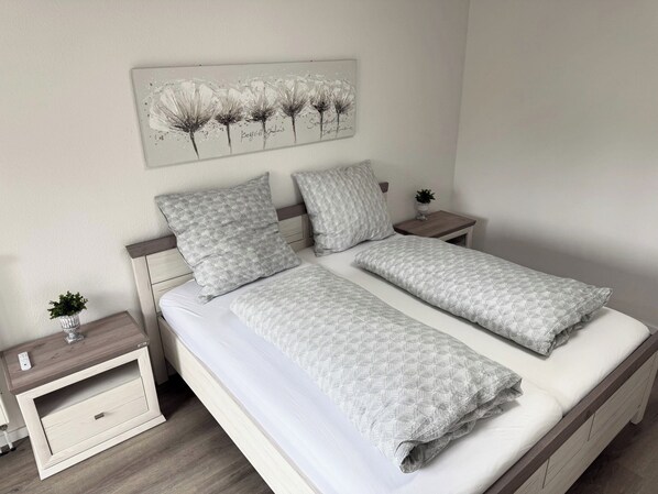 1 bedroom, iron/ironing board, travel crib, free WiFi