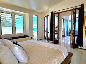 2 bedrooms, desk, iron/ironing board, travel cot - Breathtaking Oceanfront Home on Lava Rock Beach. (Pahoa)