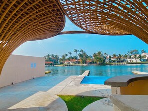 Pool - Incredible apartment for 8 with pool, pier and beach! (Veracruz)