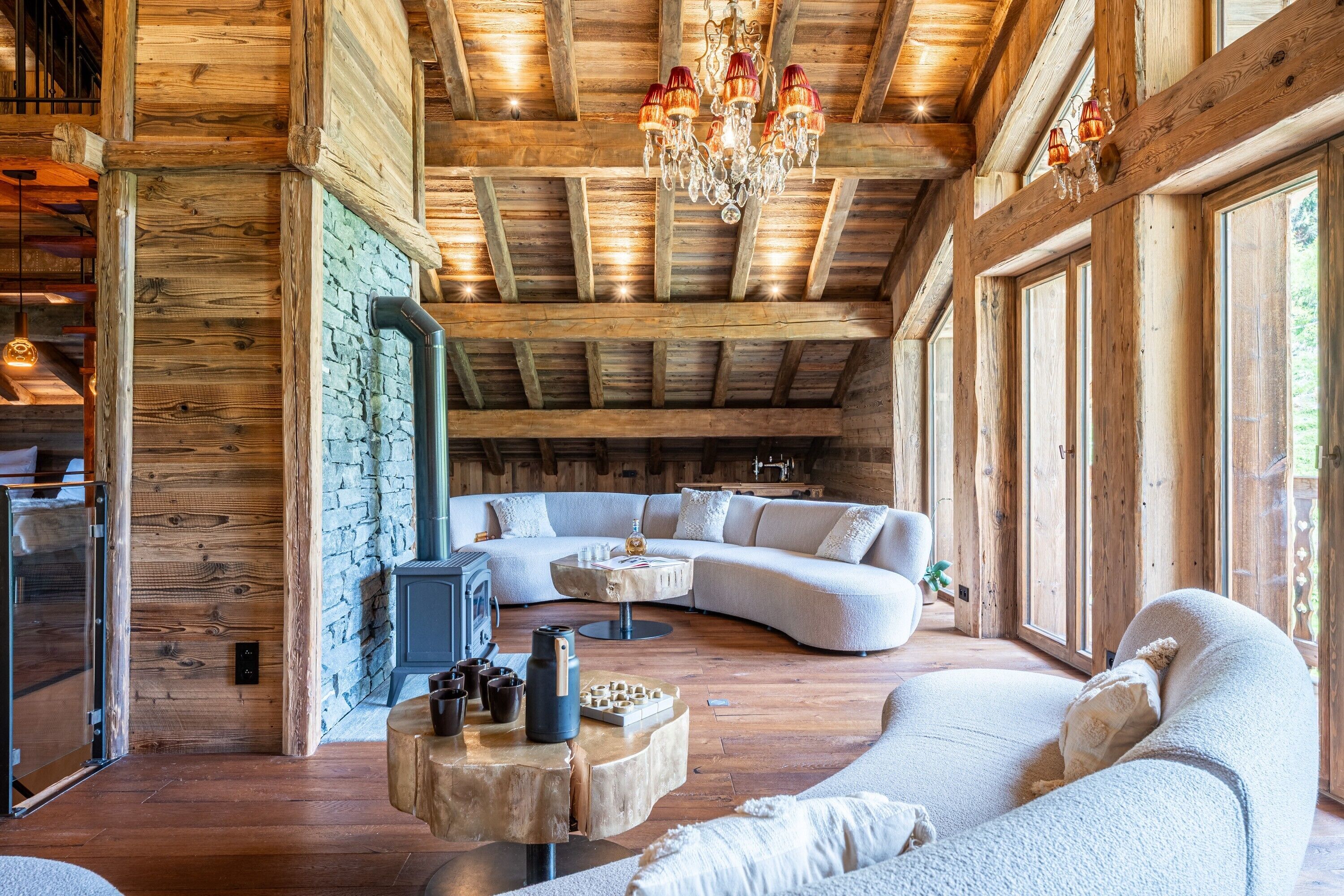 Télévision, cheminée