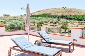 Terrace/patio - 'Terrace' Room with Mountain View, Wi-Fi and Air Conditioning (montallegro)