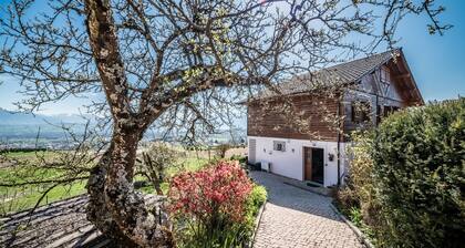 Appartement "Charmant" mit Bergblick, privater Terrasse und WLAN