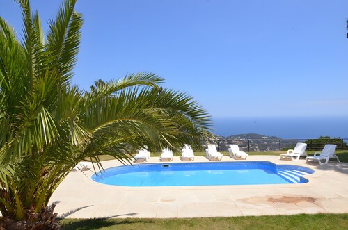 Villa 'La Venta' Grande maison avec vue mer, piscine privée chauffée et climatisation