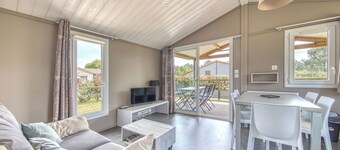 Chalet tout confort à Hourtin – Parc nature océan