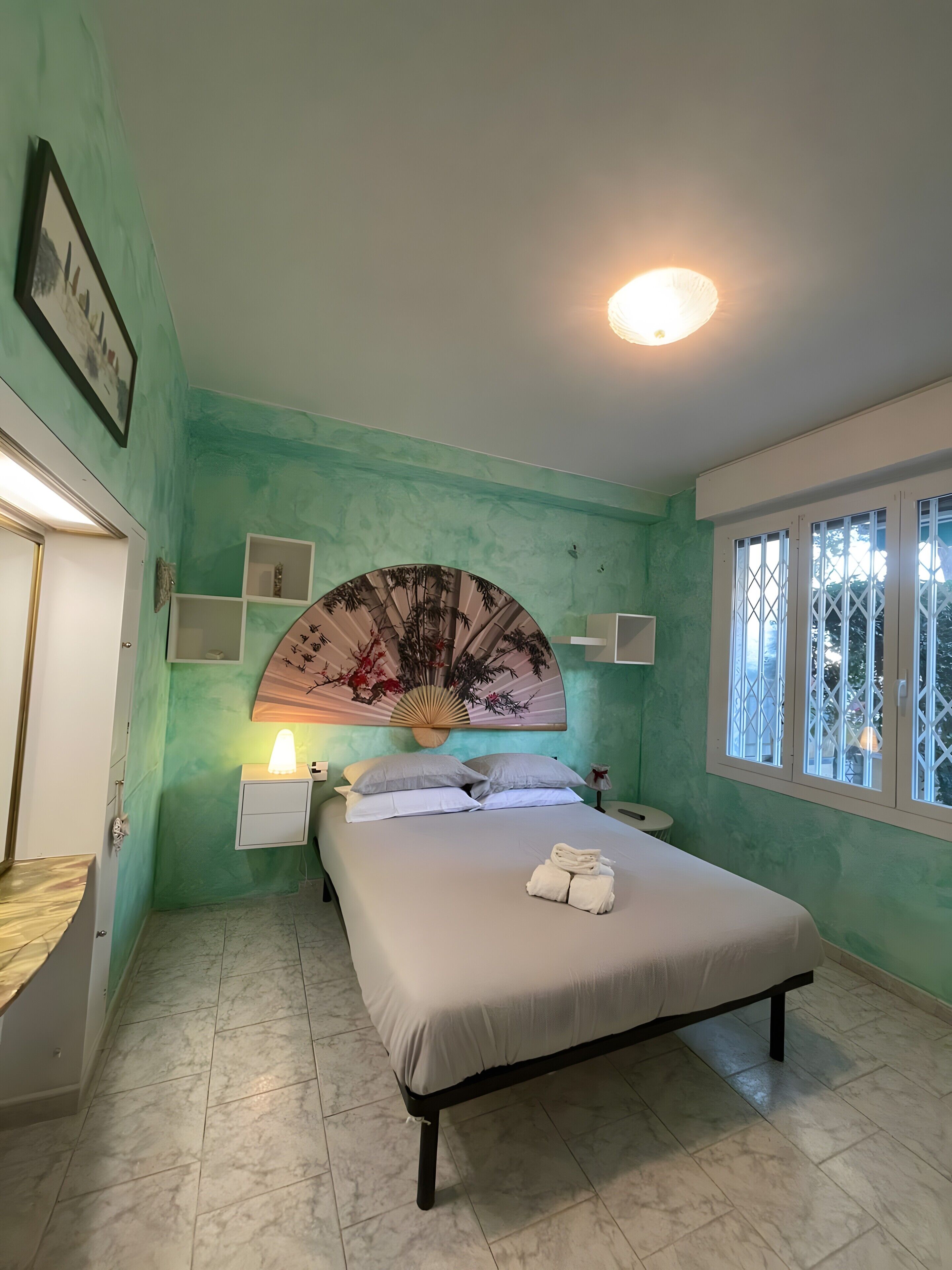 1 間睡房、熨斗/熨衫板、免費 Wi-Fi、床單