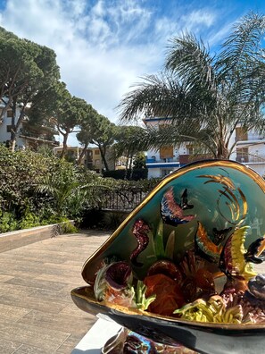 Property grounds - Apartment 'Stella Marina' with Sea View, Wi-Fi and Air Conditioning (Sanremo)