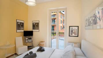 1 soverom, strykejern/-brett, wi-fi (inkludert) og sengetøy