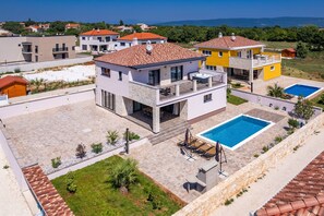 Villa | Exterior - Villa in Krnica With Pool Near Pebble Beach (Marcana)