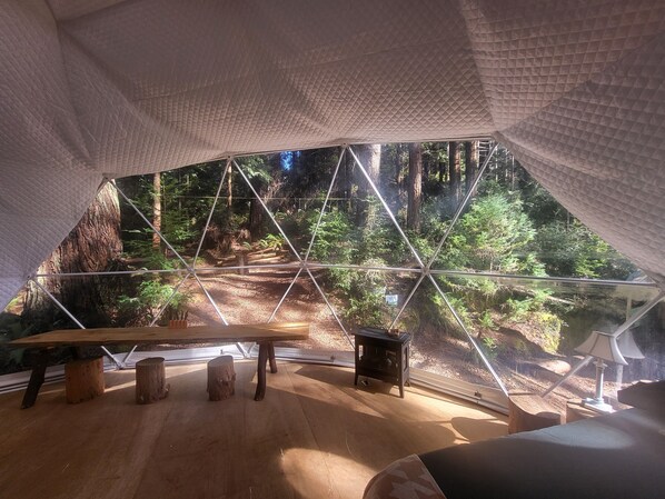 Interior - Fieldbrook Gnome Dome (McKinleyville)