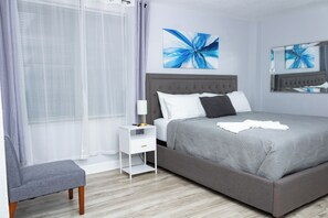 1 bedroom, desk, iron/ironing board, WiFi