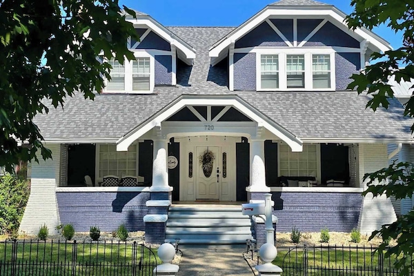 5BR Retreat w/ Game Room + Fire Pit