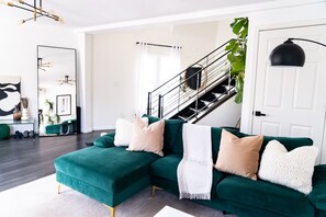 TV connectée, cheminée