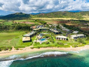 Exterior - 4 Star Beachfront Resort. AC. Restaurant. Pool. Gym. Spa. 4 rooms. Sleeps 12 (Lihue)