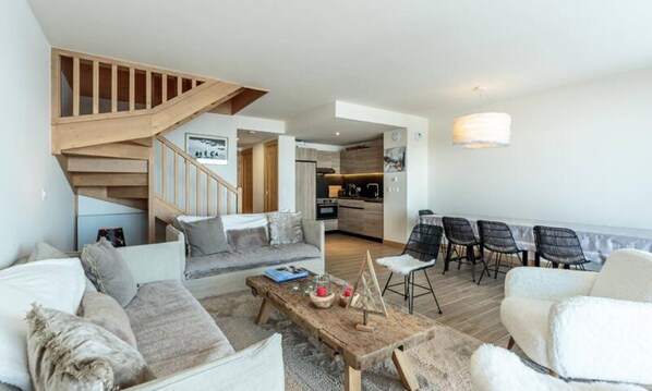 Living area - Residence Le Ridge With Four Rooms (Bourg-Saint-Maurice)