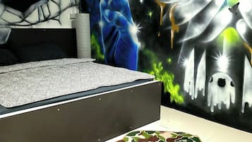 時尚雙人房 | 免費 Wi-Fi、床單