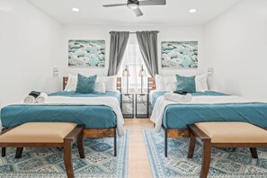 3 habitaciones, escritorio, tabla de planchar con plancha y wifi gratis