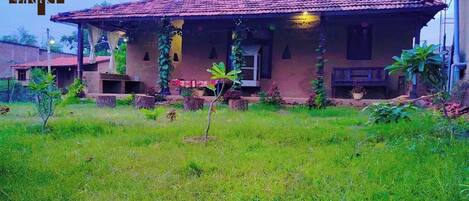 Majoituspaikan julkisivu