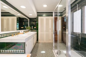Shower, hair dryer