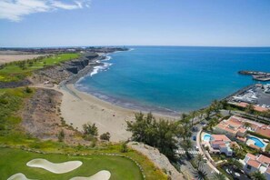 Beach - Villa in Maspalomas with Heated Pool & Golf Views (San Bartolomé de Tirajana)