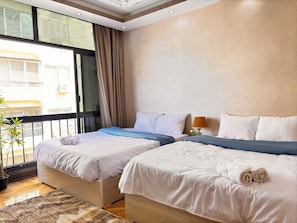 3 habitaciones y sábanas de algodón egipcio 