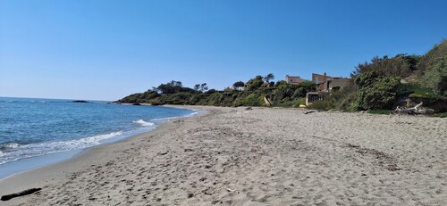 Appartement dans résidence avec deux piscines à 100m de la plage