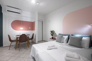 1 室のベッドルーム、アイロン / アイロン台、WiFi、ベッドシーツ