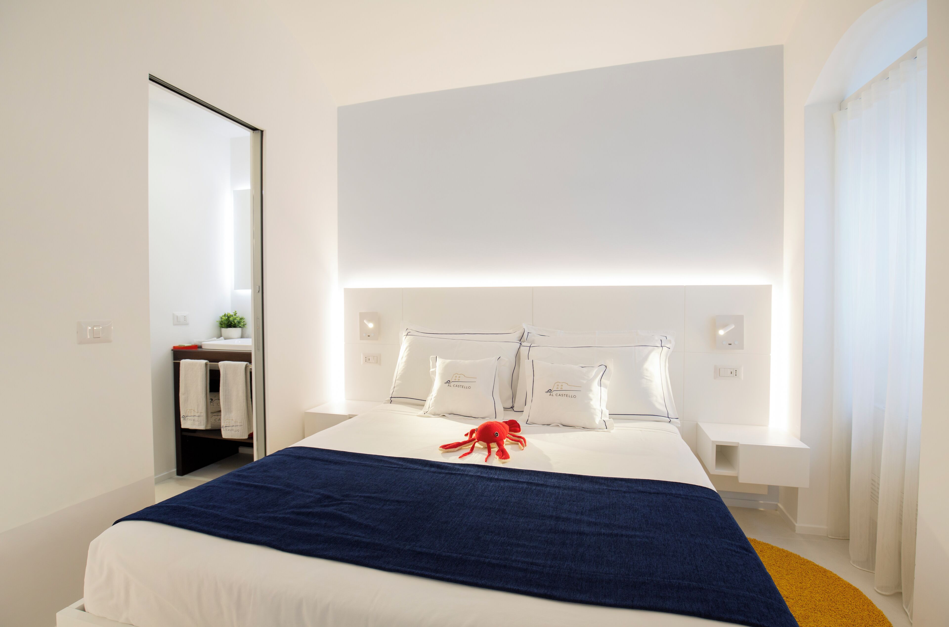 Egyptian cotton sheets, premium bedding, down duvets, pillow-top beds