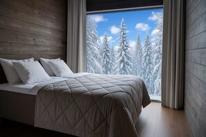 Roupas de cama premium, cofres nos quartos