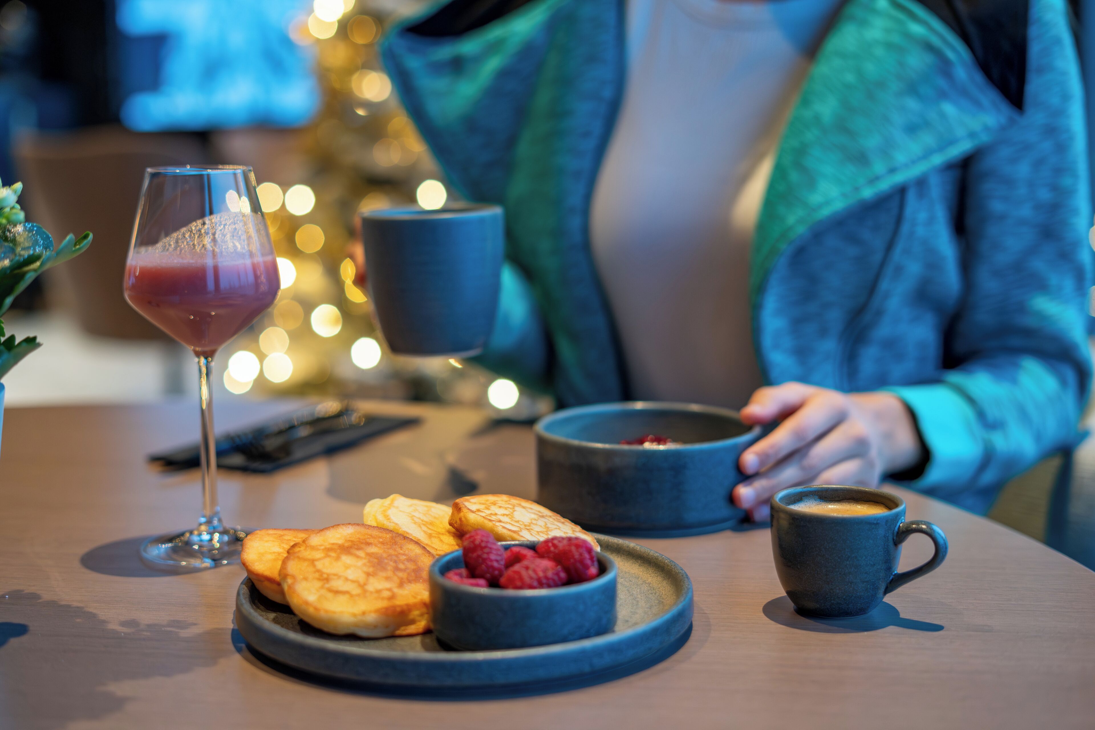 Frokostbuffé er inkludert hver dag